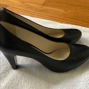 Geox Black Heels (Never Worn)